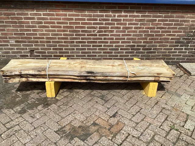 Esdoorn - 2019 gezaagd 290 x 490 x 2380 mm - schaaldeel (3x) - afbeelding 2 van  6