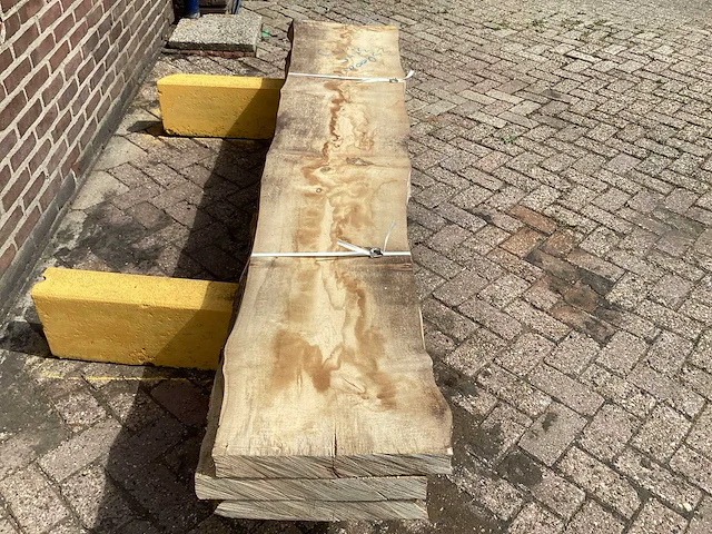 Esdoorn - 2019 gezaagd 290 x 490 x 2380 mm - schaaldeel (3x) - afbeelding 4 van  6