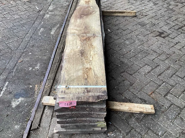 Esdoorn - kd ovengedroogd 2480x400x400 mm - schaaldeel (6x) - afbeelding 7 van  8
