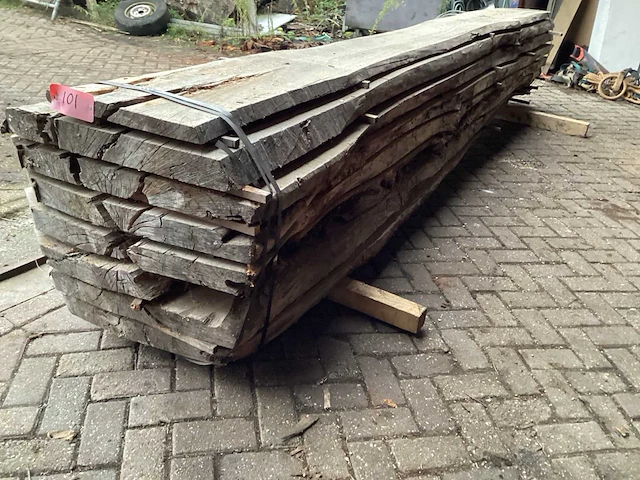 Esdoorn - kd ovengedroogd 4280 x 800 x 730 mm - iep (8x) - afbeelding 7 van  8