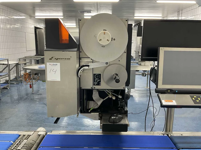 Espera es 7000 etiketteer uitprijs machine - afbeelding 7 van  11