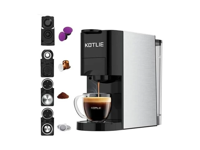 Espresso koffiemachine - 4-in-1 nespresso capsule kotlie - afbeelding 1 van  5