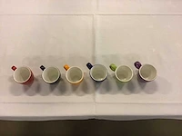 Espresso servies gekleurd (75x) - afbeelding 2 van  6