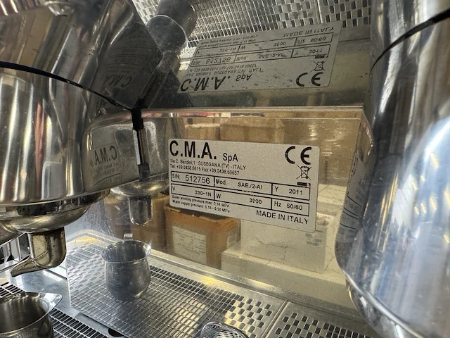 Espressomachine, 2x koffiemolen, waterontharder astoria, sae./2-ai - afbeelding 13 van  15