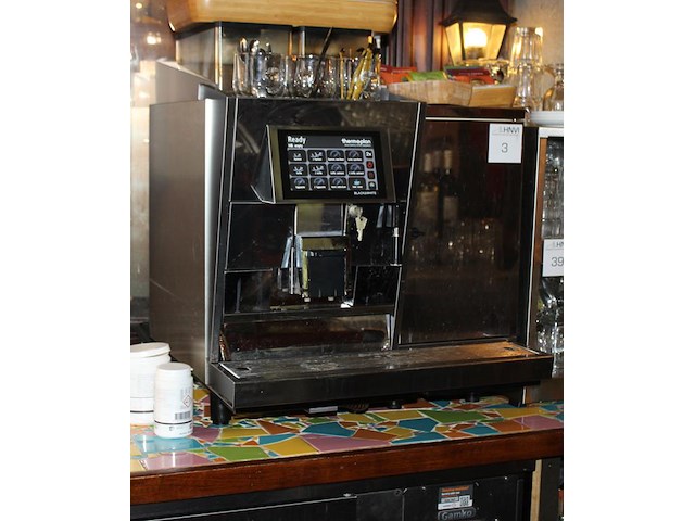 Espressomachine thermoplan b&w 3 ctm met melkopschuimer en koffiepad houder. - afbeelding 2 van  2