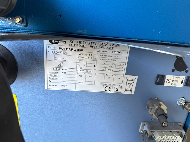 Ess 178 - dvk 400 - mig welding machine - afbeelding 4 van  5