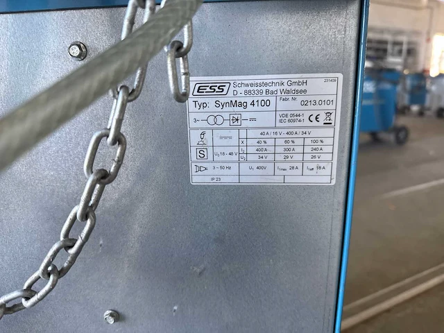 Ess 231 - synmag 4100 - mig welding machine - afbeelding 5 van  6