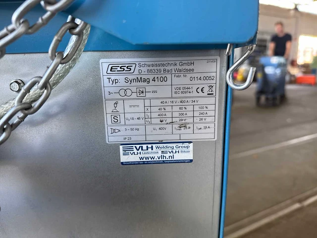 Ess 234 - synmag 4100 - mig welding machine - afbeelding 6 van  6