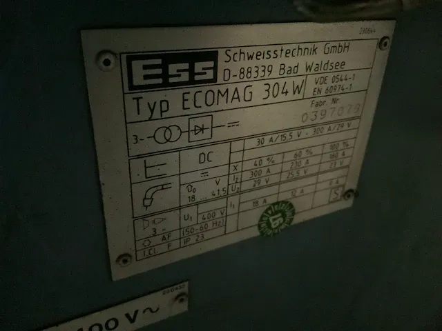 Ess ecomag 304 w lasapparaat - afbeelding 6 van  6