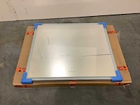 Ess lugano - led - badkamer spiegel aluminium 100x80cm - afbeelding 1 van  4