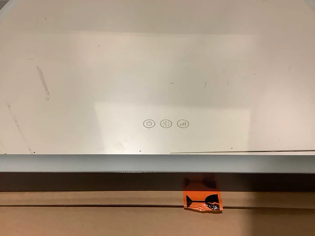 Ess lugano - led - badkamer spiegel antraciet 80x70cm - afbeelding 3 van  5