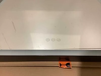 Ess lugano - led - badkamer spiegel antraciet 80x70cm - afbeelding 3 van  5