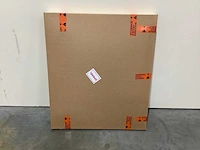 Ess lugano - led - badkamer spiegel antraciet 80x80cm - afbeelding 4 van  5