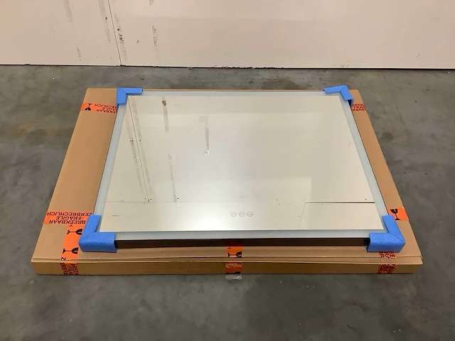 Ess lugano - led - badkamer spiegel antraciet 90x70cm - afbeelding 3 van  5