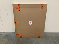 Ess lugano - led - badkamer spiegel crème 80x70cm - afbeelding 4 van  5