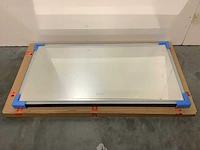 Ess lugano - led - badkamer spiegel zwart 130x70cm - afbeelding 2 van  5