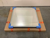 Ess lugano - led - badkamer spiegel zwart 70x70cm - afbeelding 1 van  4