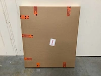 Ess lugano - led - badkamer spiegel zwart 70x70cm - afbeelding 3 van  4