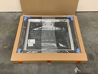 Ess lugano - led - badkamer spiegel zwart 80x70cm - afbeelding 3 van  5