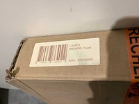 Ess lugano - led - badkamer spiegel zwart 90x80cm - afbeelding 5 van  5