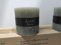 Esschert design - zybh024 - doos met 18 rustieke kaarsen - afbeelding 2 van  4