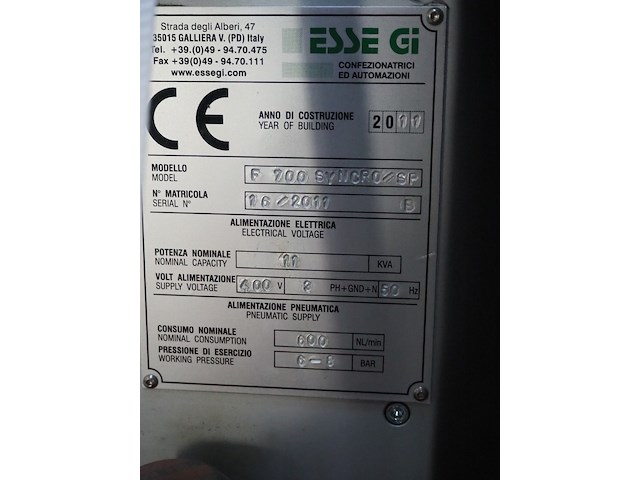 Esse gi packaging systems - afbeelding 10 van  20