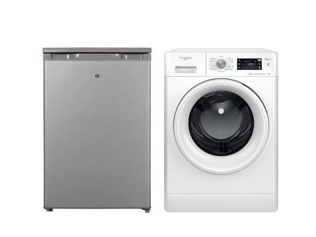 Essentiel-b koelkast ert85-55mis1| whirlpool ffb 8469e wv be wasmachine - afbeelding 1 van  2