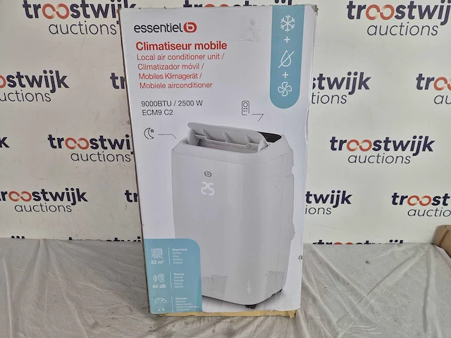Essentiel-b | mobiele airco ecm9 c2 - afbeelding 2 van  2