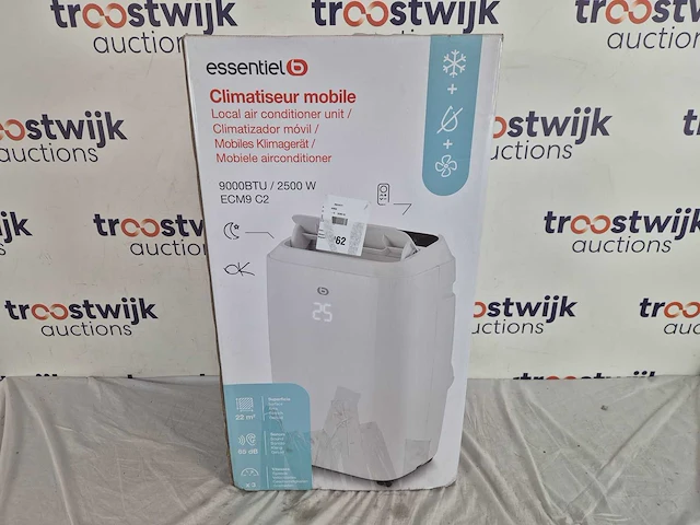 Essentiel-b | mobiele airco ecm9 c2 - afbeelding 2 van  2