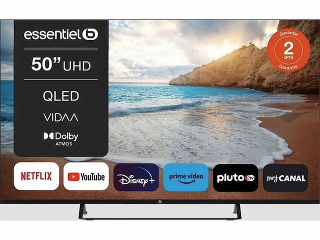 Essentiel-b | qled tv 4k 50qled307 - 50 inch - afbeelding 1 van  2