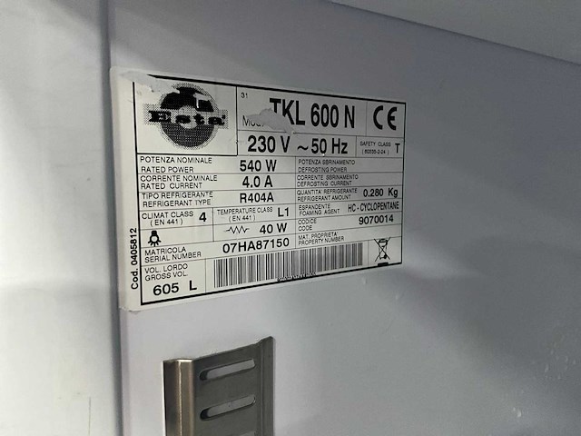 Esta tkl 600 n vrieskast - afbeelding 7 van  7