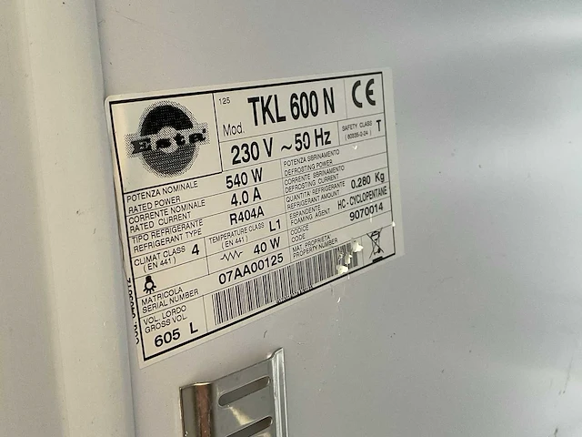 Esta tkl 600n vriezer - afbeelding 2 van  2