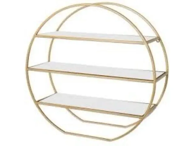 Etagere riverdale, mika, goud - afbeelding 1 van  4
