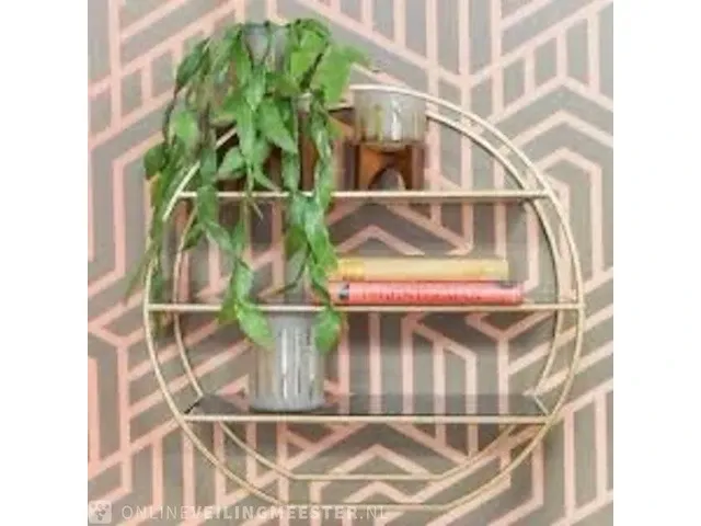 Etagere riverdale, mika, goud - afbeelding 2 van  4