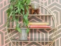 Etagere riverdale, mika, goud - afbeelding 2 van  4