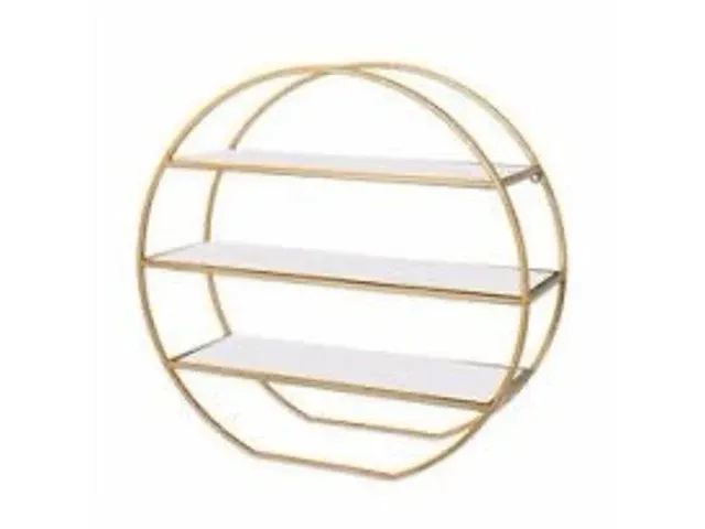 Etagere riverdale, mika, goud - afbeelding 4 van  4