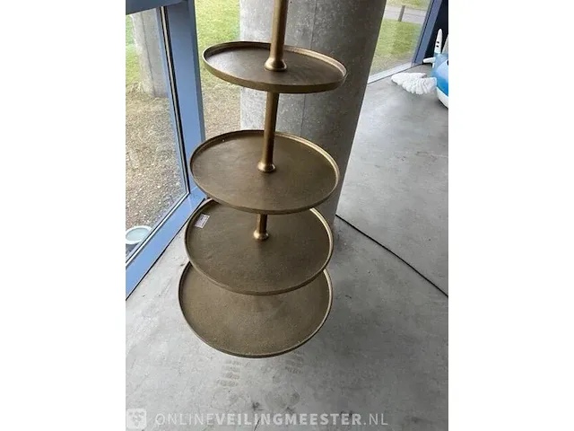 Etagère xxxl decocandle, goud - afbeelding 3 van  6