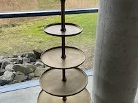 Etagère xxxl decocandle, goud - afbeelding 5 van  6