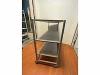Etagewagen v.v. 3 niveaus 125x50x100cm (2x) - afbeelding 3 van  4