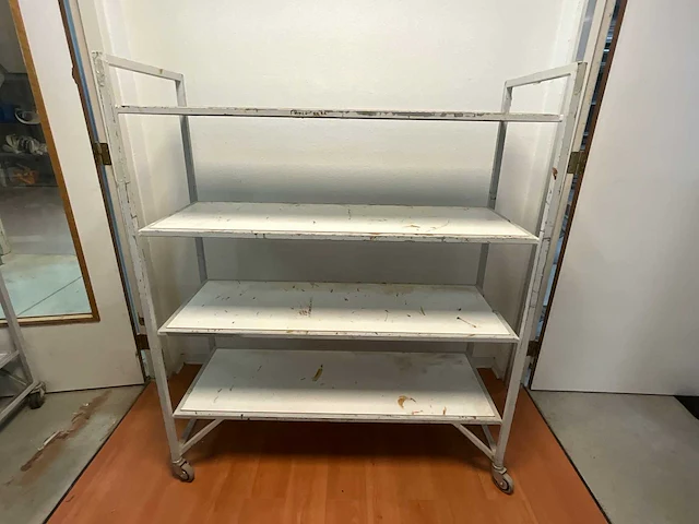 Etagewagen v.v. 4 niveaus 125x50x148cm (5x) - afbeelding 1 van  4