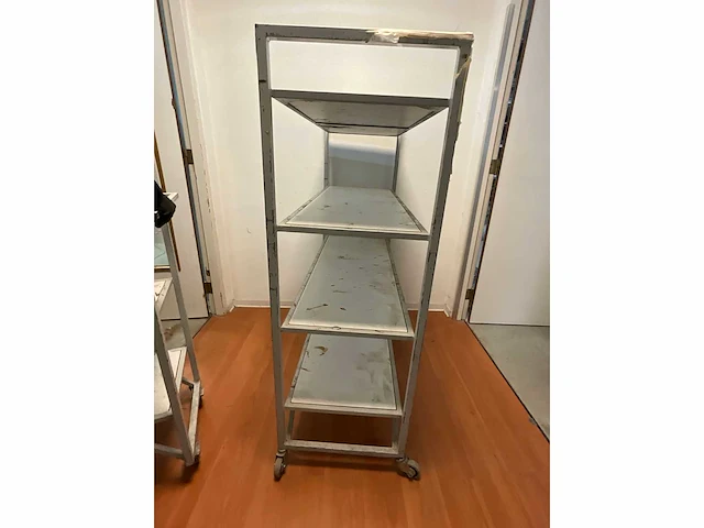 Etagewagen v.v. 4 niveaus 125x50x148cm (5x) - afbeelding 4 van  4