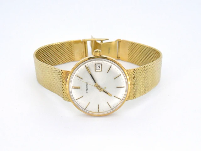 Eterna gouden horloge met gouden band - afbeelding 11 van  13