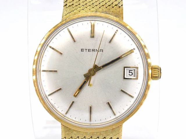 Eterna gouden horloge met gouden band - afbeelding 1 van  13