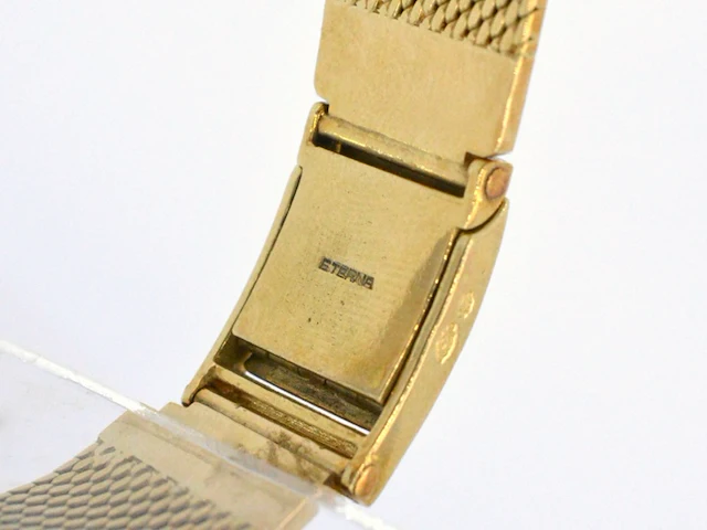 Eterna gouden horloge met gouden band - afbeelding 8 van  13