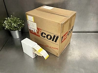 Eticoll - geel - doos haccp-stickers (3x) - afbeelding 1 van  2
