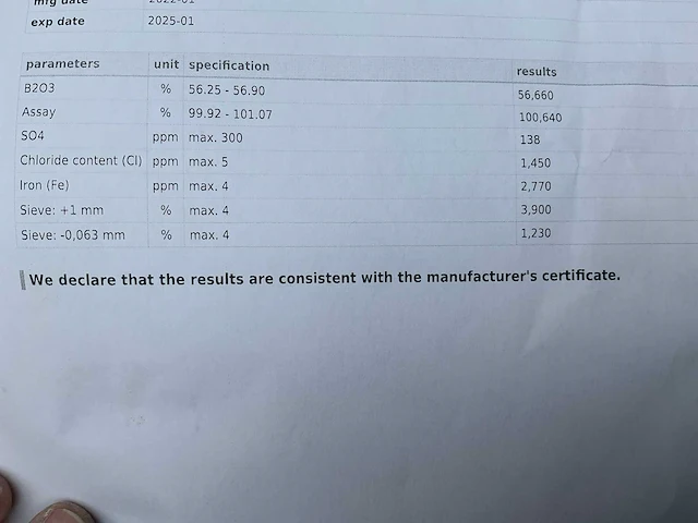 Etimaden boric acid boorzuur granulaat (38x) - afbeelding 11 van  11