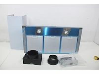 Etna ab691rvs slimline schouwkap 90 cm rvs - afbeelding 2 van  3