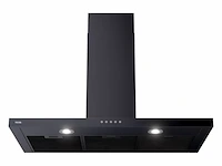 Etna ab691zt slimline schouwkap 90 cm mat zwart - afbeelding 1 van  4