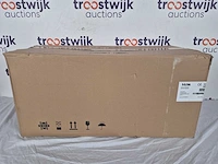 Etna ab791rvs - rvs schouwkap met glasdesign front - 90 cm - a++ - afbeelding 2 van  3