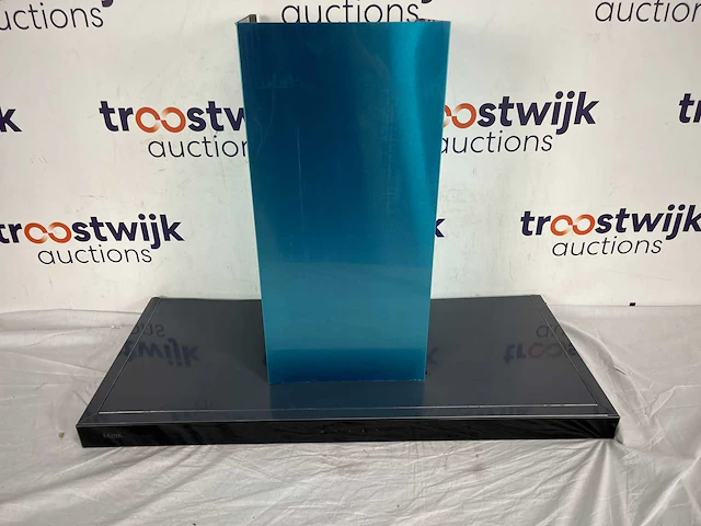 Etna ab791rvs - rvs schouwkap met glasdesign front - 90 cm - a++ - afbeelding 2 van  2